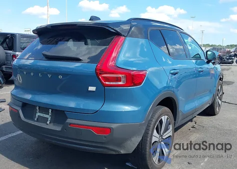 2023 Volvo Xc40 Recharge Pure Electric Twin Plus z USA, uszkodzony, nr VIN YV4ED3UL5P2093125
